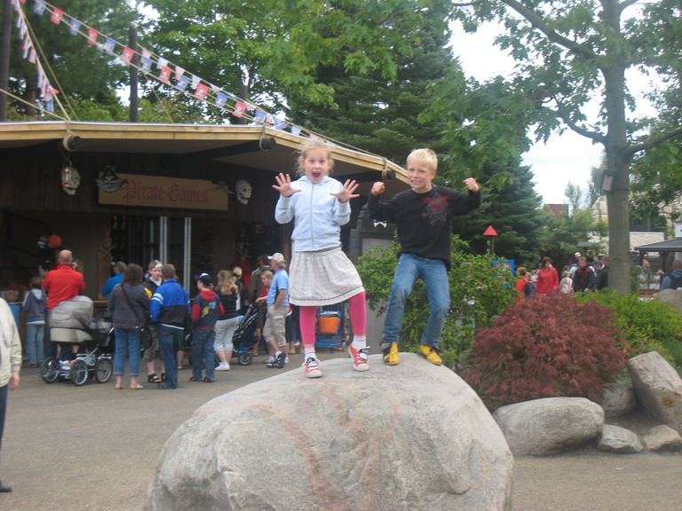 Kasper og Andrea i Legoland